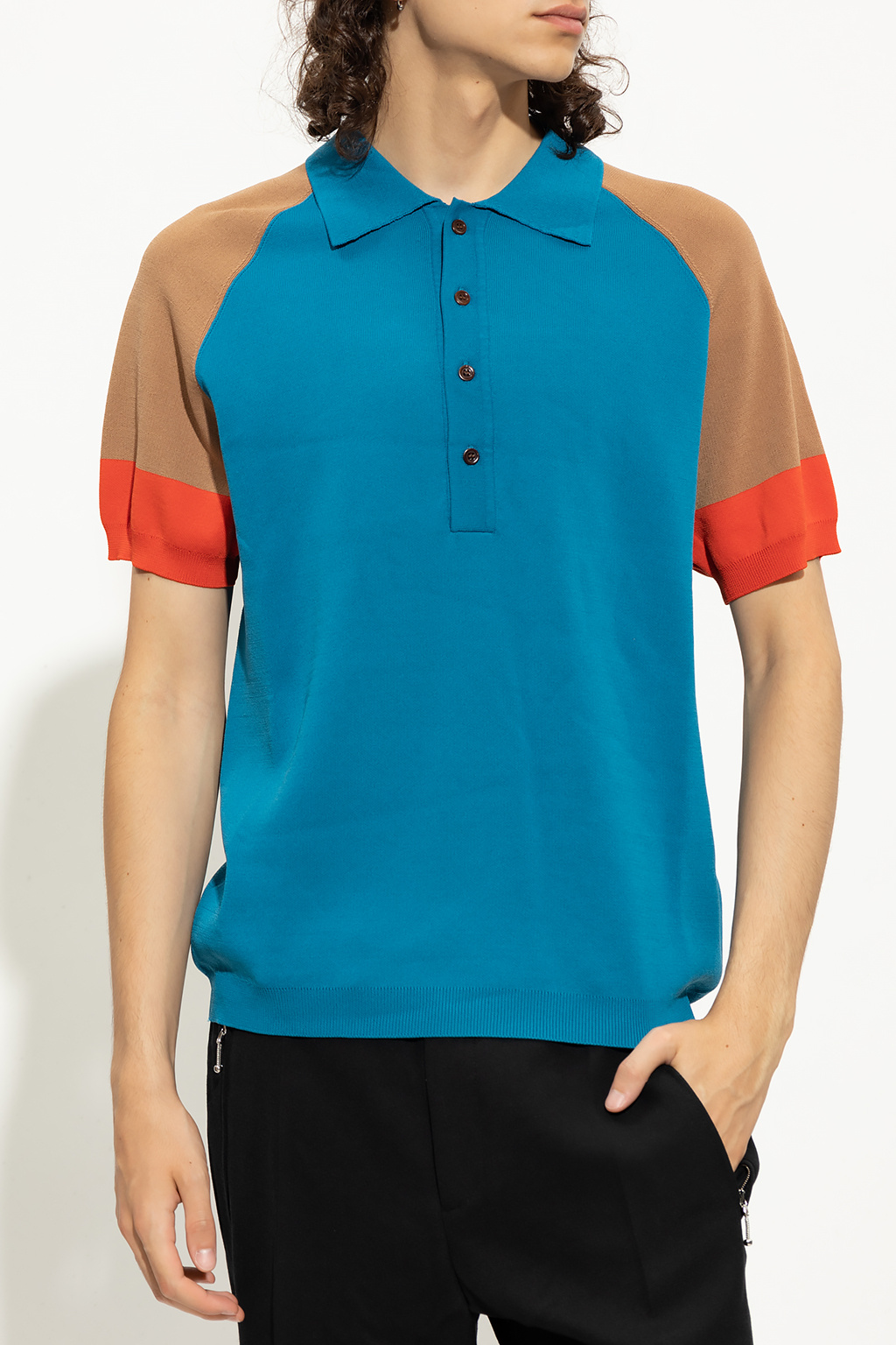 Wales Bonner ‘Saint’ polo shirt