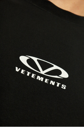 VETEMENTS T-shirt z nadrukiem