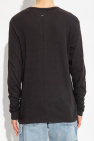 Rag & Bone BLACK T-shirt with long sleeves