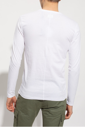 organic cotton cropped T-shirt Grigio  RED Valentino T-shirt con bordo in pizzo Bianco