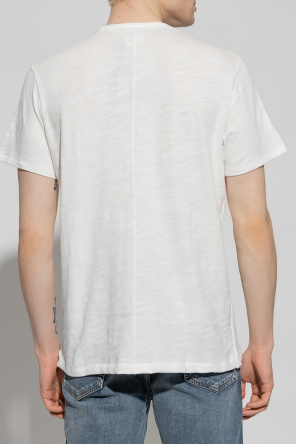 Rag & Bone  T-shirt with floral embroidery