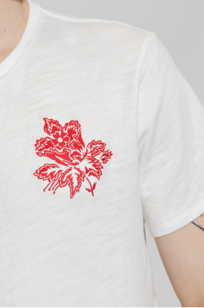 Rag & Bone  T-shirt with floral embroidery
