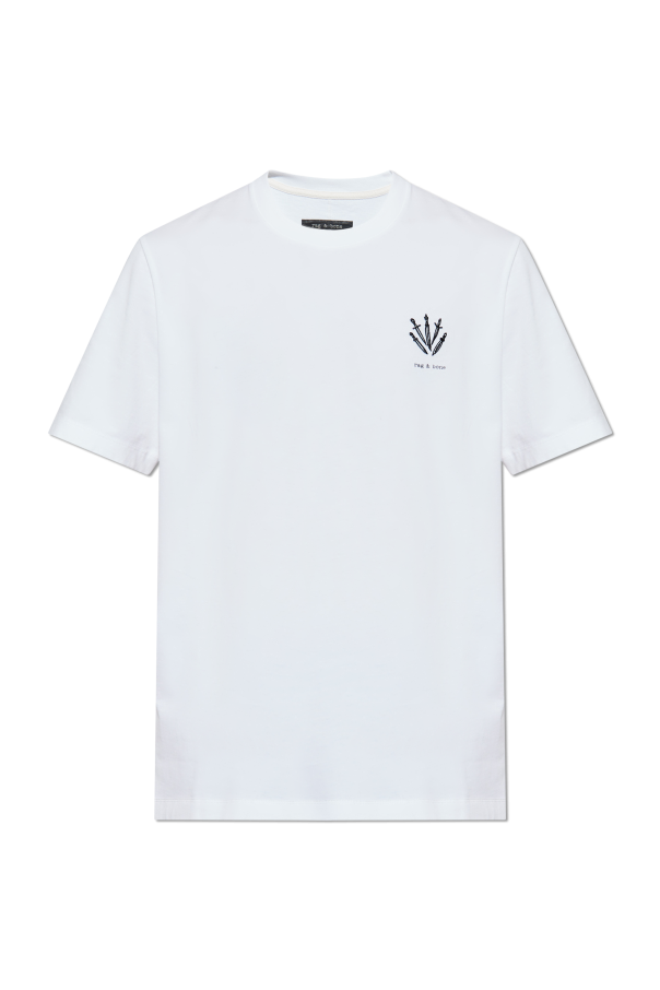 Cotton T-shirt with logo od Rag & Bone 