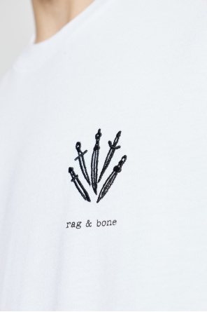 Rag & Bone  Baumwoll-T-Shirt mit Logo