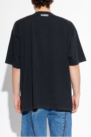 VETEMENTS T-shirt com logótipo bordado