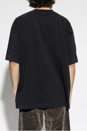 VETEMENTS T-Shirt mit gesticktem Logo