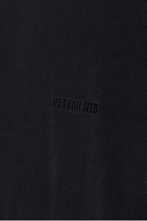 VETEMENTS T-Shirt mit gesticktem Logo