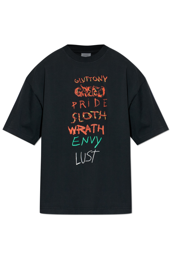 T-shirt with print od VETEMENTS