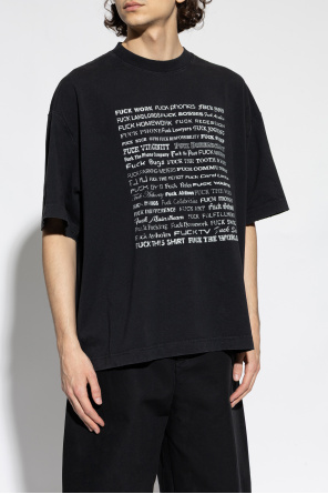 VETEMENTS T-shirt z nadrukiem