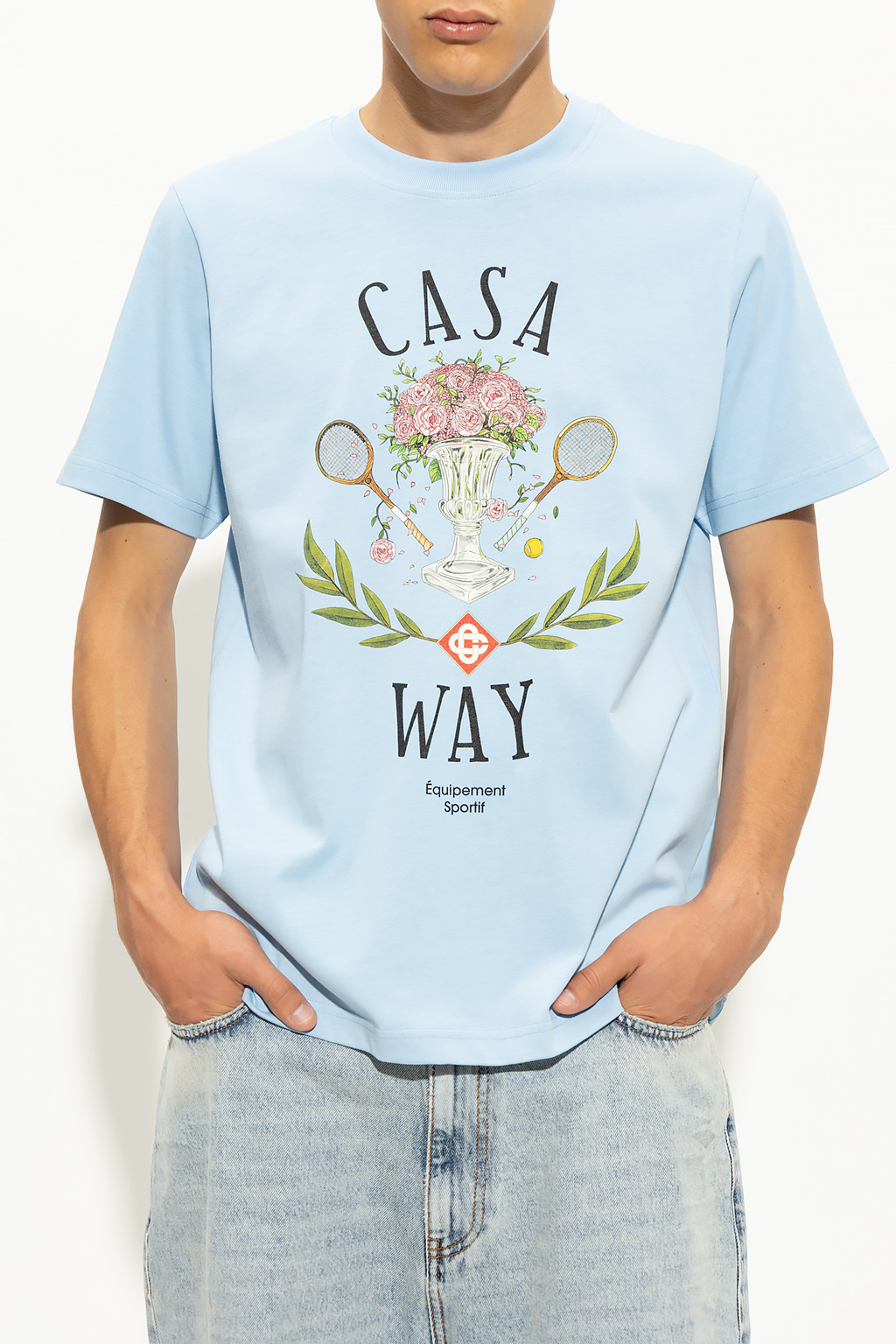 Casablanca T-shirt with logo