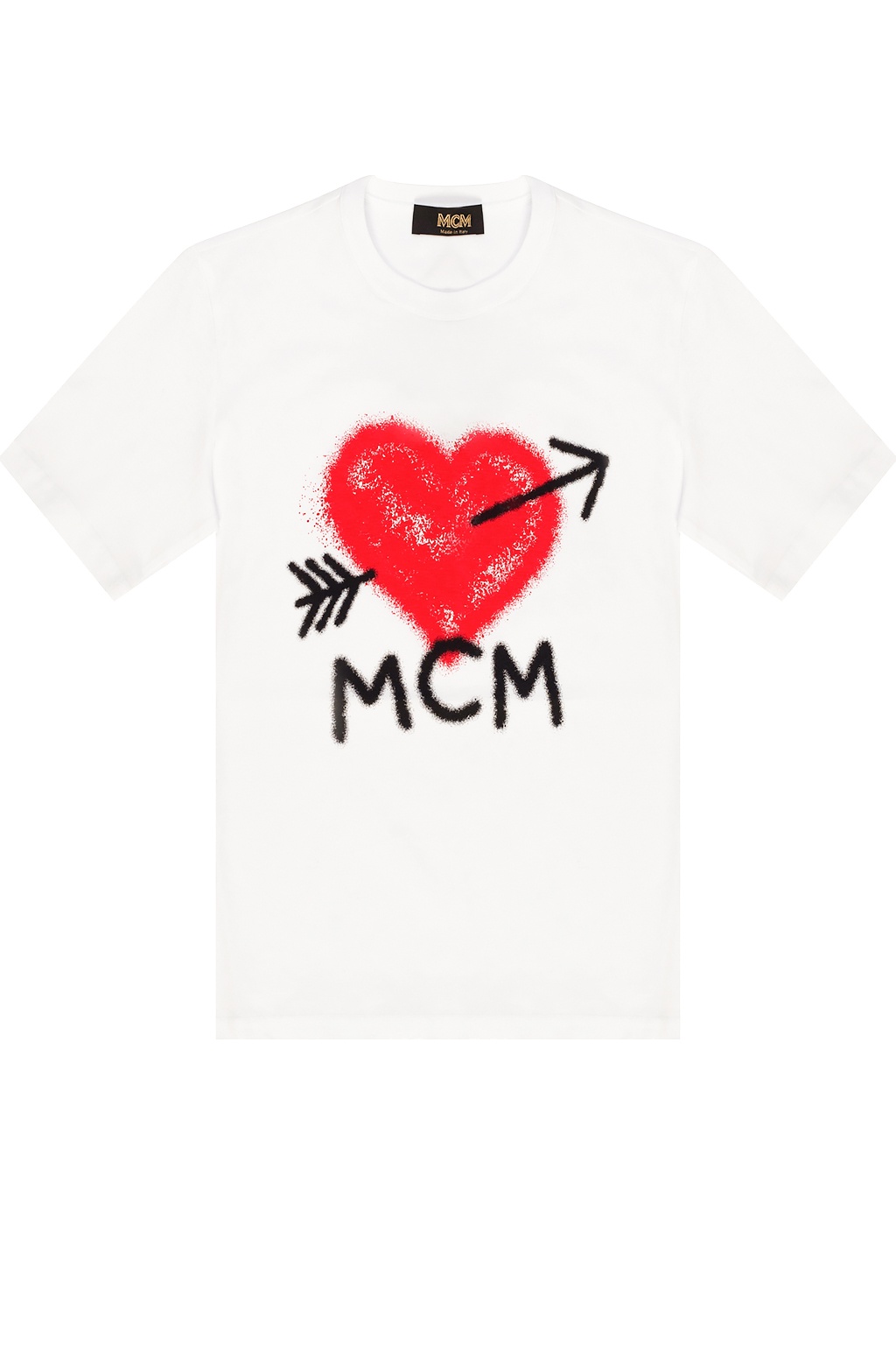 red mcm shirt