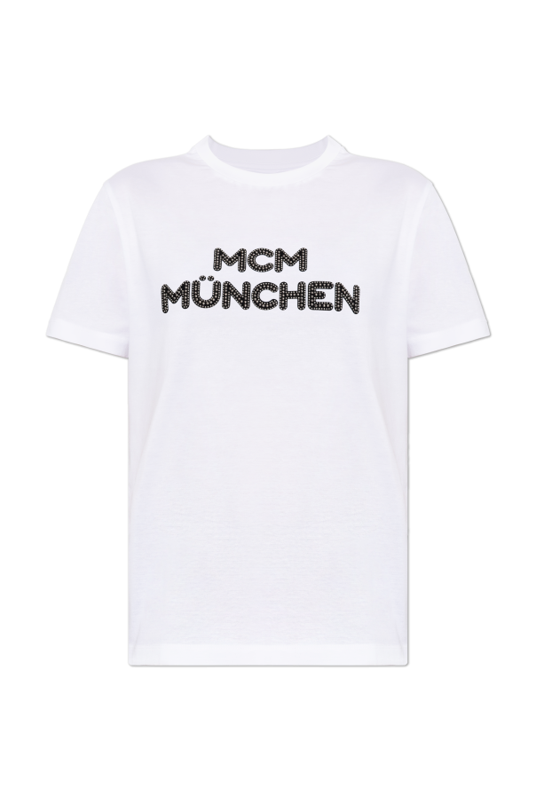 T-shirt with logo od MCM