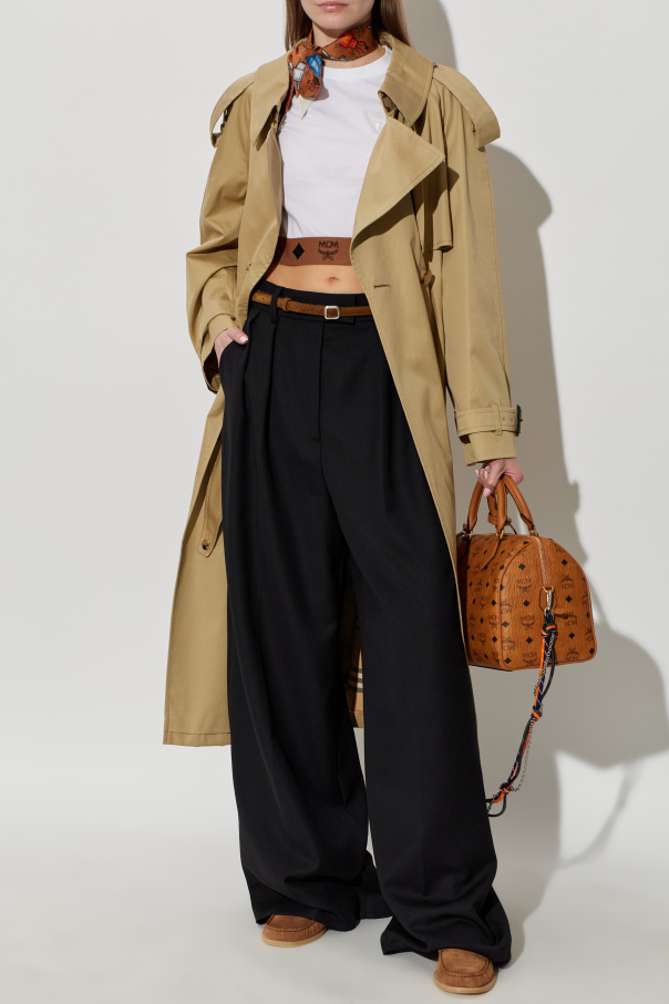 MCM Top de algodón con logo