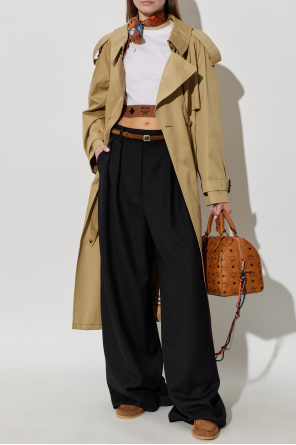 Top de algodón con logo od MCM