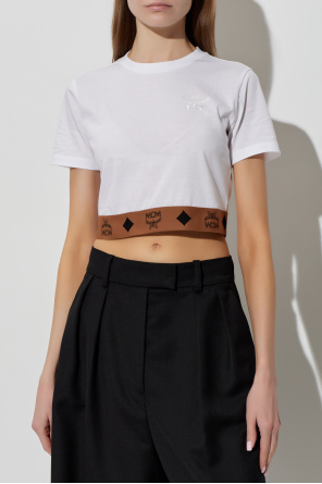 MCM Top de algodón con logo