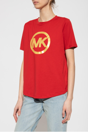 graphic-print distressed-effect T-Shirt Logo T-shirt