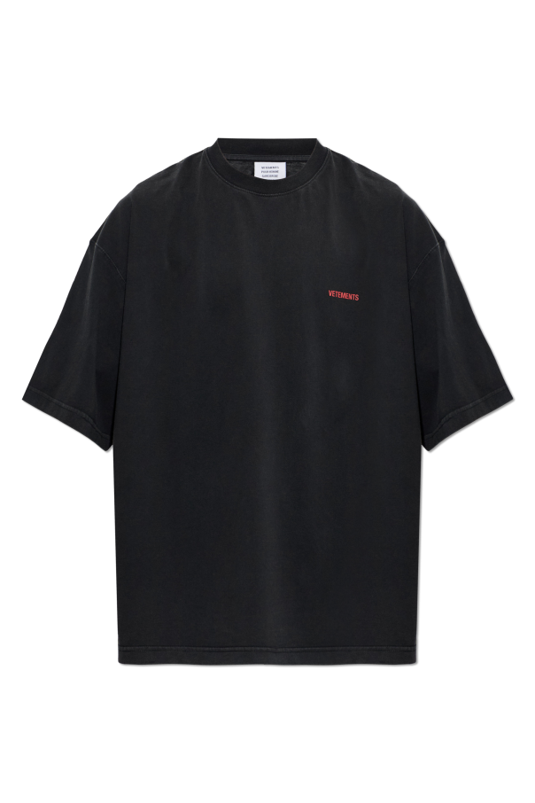 T-shirt with printed logo od VETEMENTS