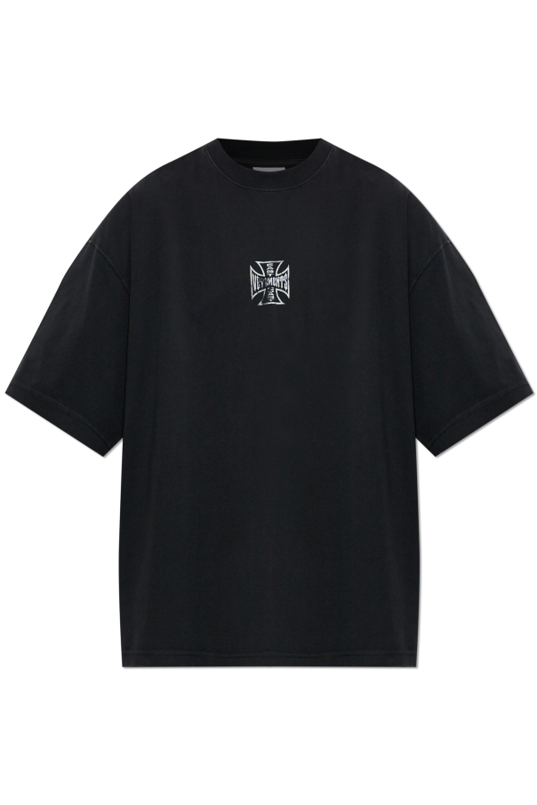 T-shirt with print od VETEMENTS