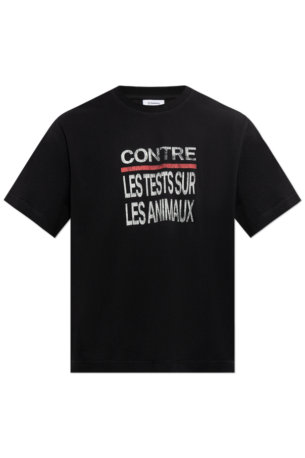 T-shirt with a vintage effect od VETEMENTS