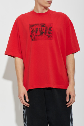 VETEMENTS Tričko s potlačou