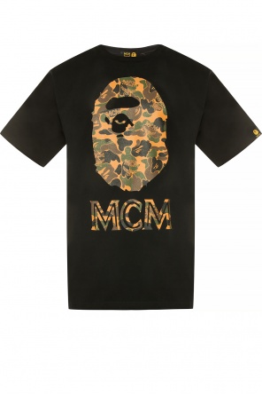 MCM X BAPE Branded belt bag, Men's Bags