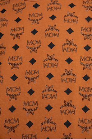 MCM T-shirt z monogramem