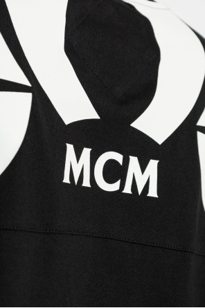 MCM T-shirt z nadrukowanym logo