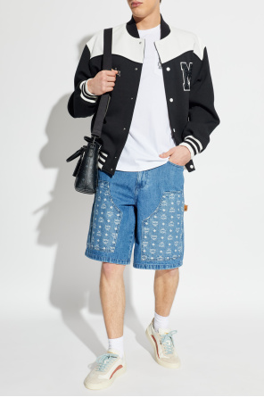 Camiseta de algodón con bolsillo od MCM