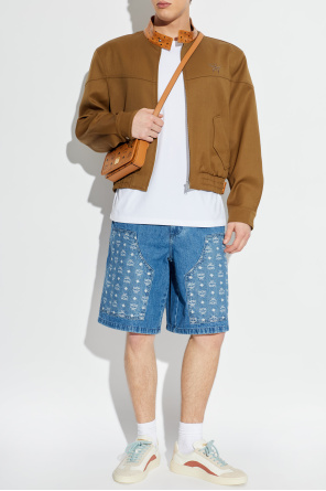 Camiseta de algodón con logo od MCM