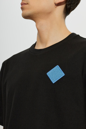 MCM T-shirt de algodão com decote redondo