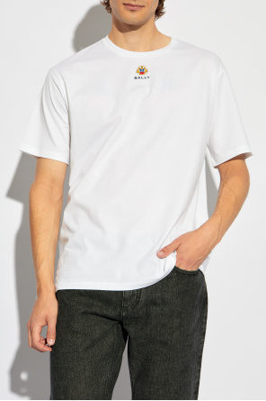 Bally T-shirt with embroidered logo