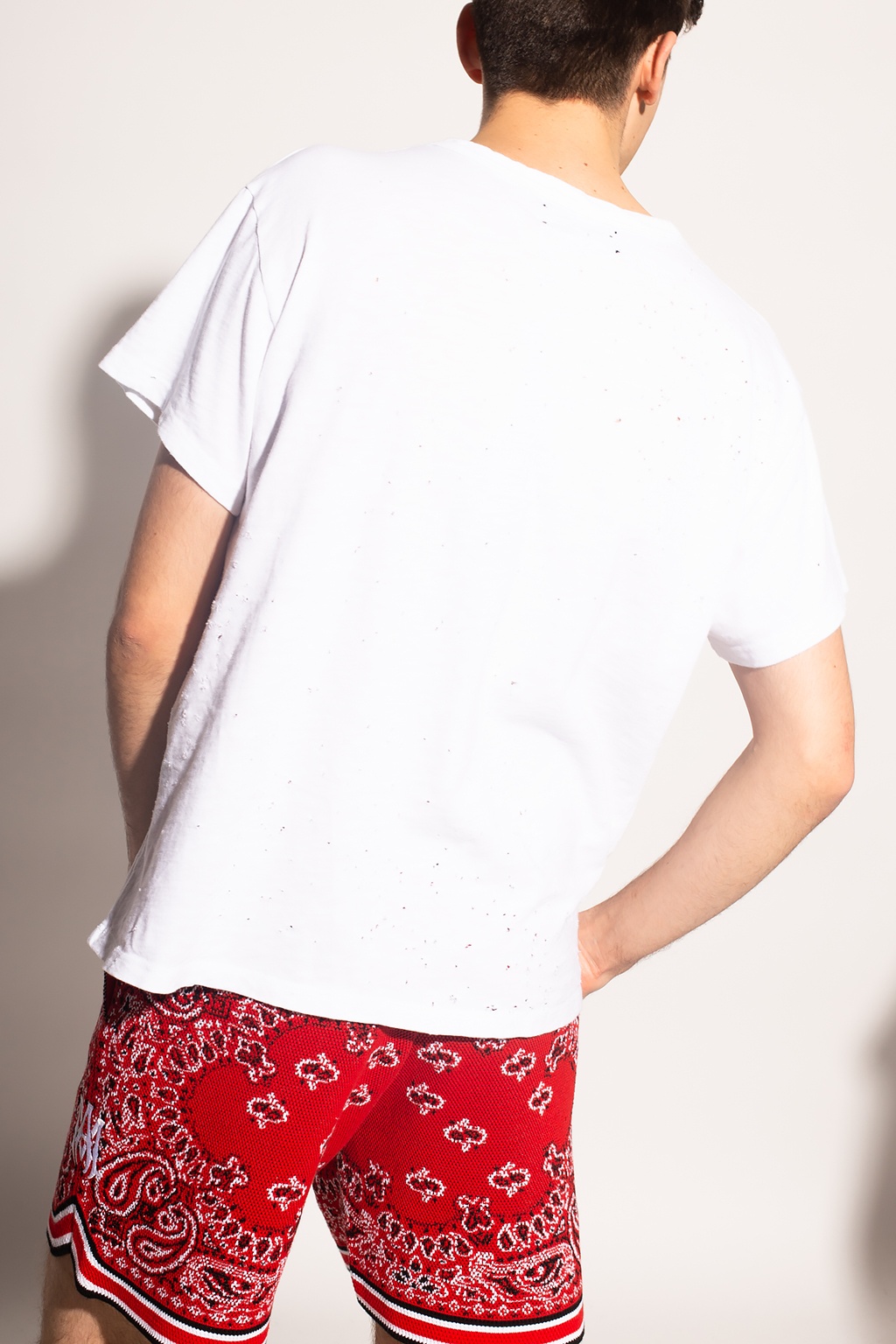 Amiri Cotton T-shirt with printed logos