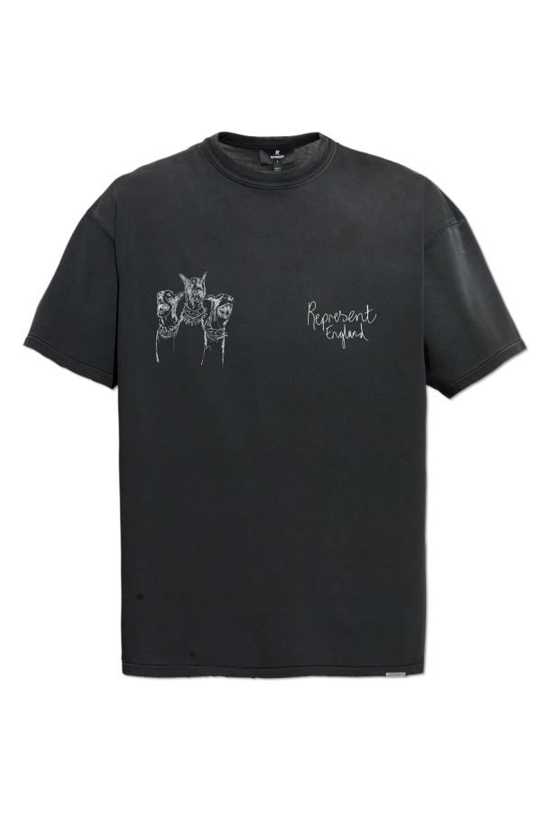 T-shirt with a vintage effect, zdjęcie 1 T-shirt with a vintage effect od Represent