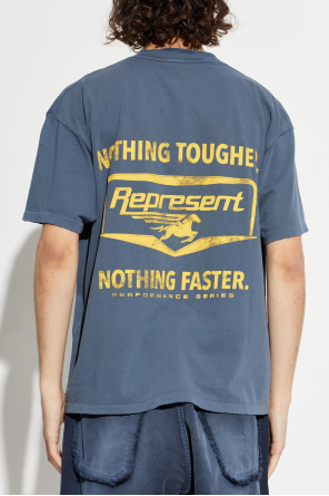 Represent T-Shirt mit Vintage-Effekt