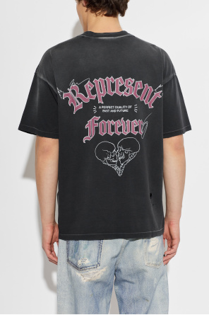 Represent T-shirt with a vintage effect