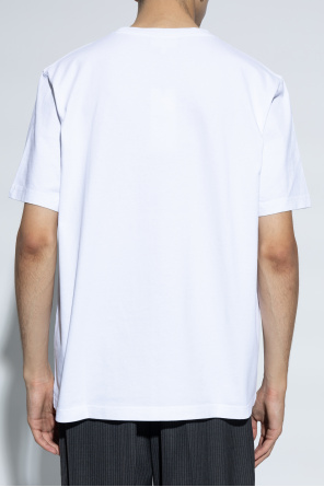 Maison Kitsuné T-shirt z naszywką