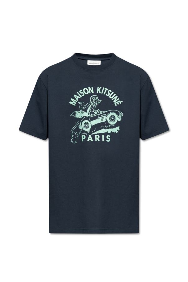 Maison Kitsuné T-shirt z logo