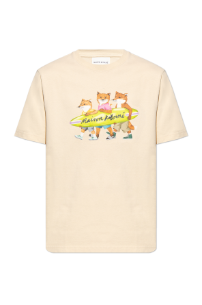 T-shirt z nadrukiem od Maison Kitsuné