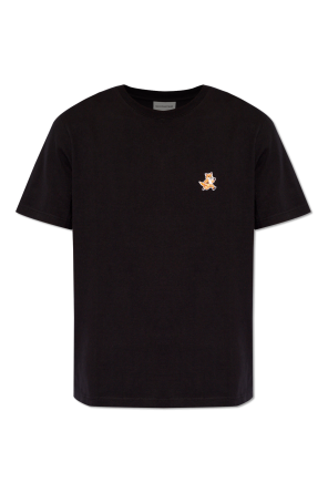 rosemunde Maglietta 'Organic t-shirt v-neck regular 3 4s w lace' crema
