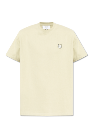 T-shirt z naszywką z logo od Maison Kitsuné