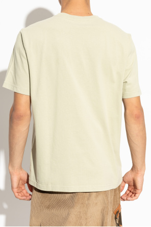 Maison Kitsuné T-shirt z naszywką z logo