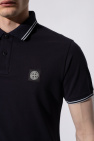 Stone Island Bowler Long Sleeve Knit Piquet polo