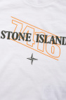 Stone Island Kids karl kani small signature snake oversize t shirt white