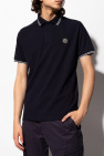 Stone Island Logo-patched polo shirt