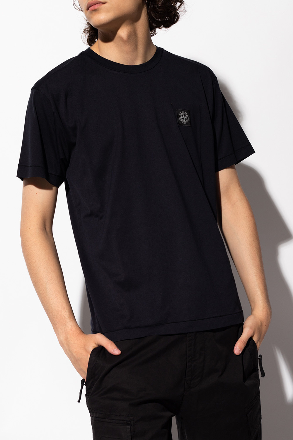 Stone Island Logo-patched T-shirt