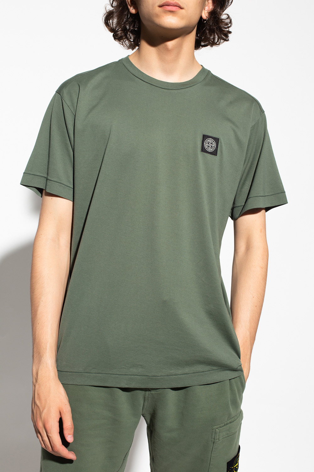 Stone Island Logo-patched T-shirt