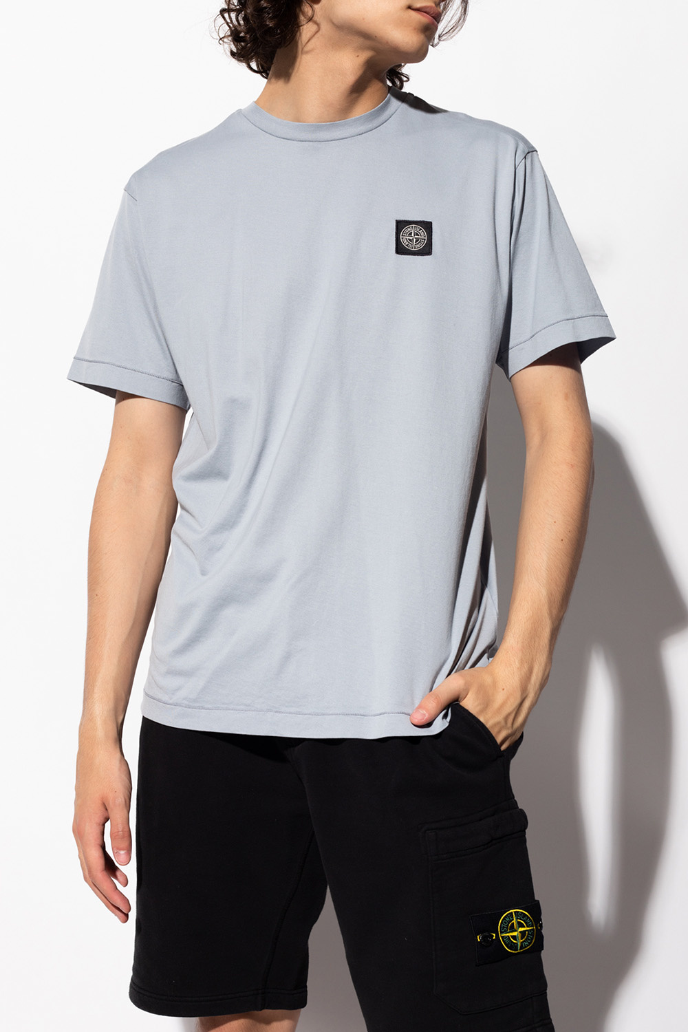 Stone Island Logo-patched T-shirt