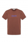 Jacquemus logo embroidered long sleeve T-shirt Blu