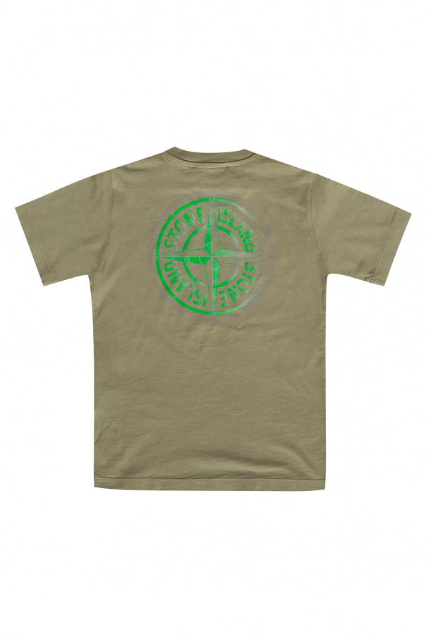 Stone Island Kids Logo-printed T-shirt