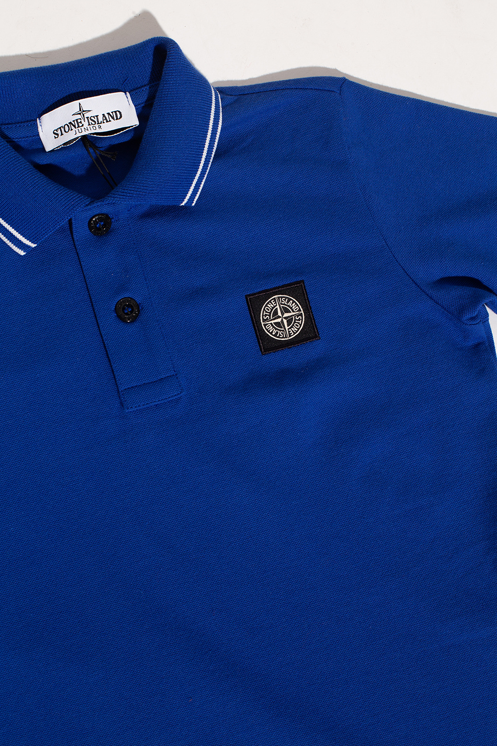 Stone Island Kids Boss Silver Polo